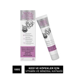 VetVex Multivitamin Kedi Köpek Vitamin & Mineral Kaynağı 100 gr