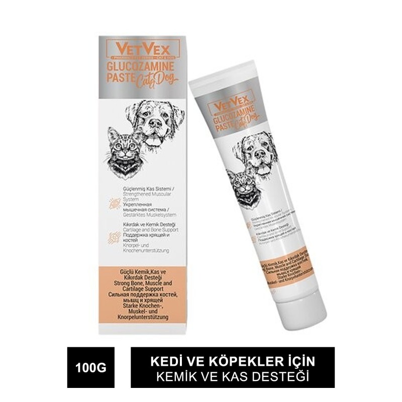 VetVex Glukozamin Kedi ve Köpek Kemik & Kas Desteği 100 gr