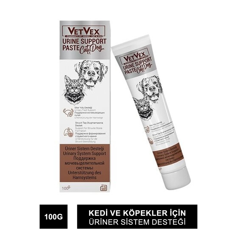 VetVex Urine Support Kedi ve Köpek Uriner Sistem Desteği 100 gr