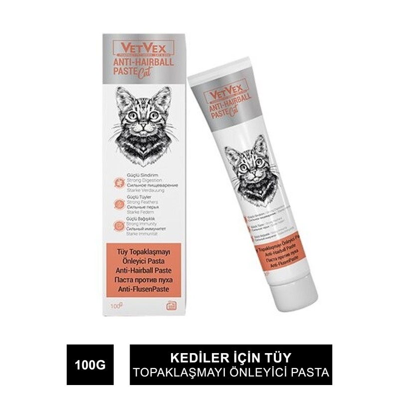 VetVex Anti - Hairball Kedi Tüy Topaklaşma Önleyici 100 gr