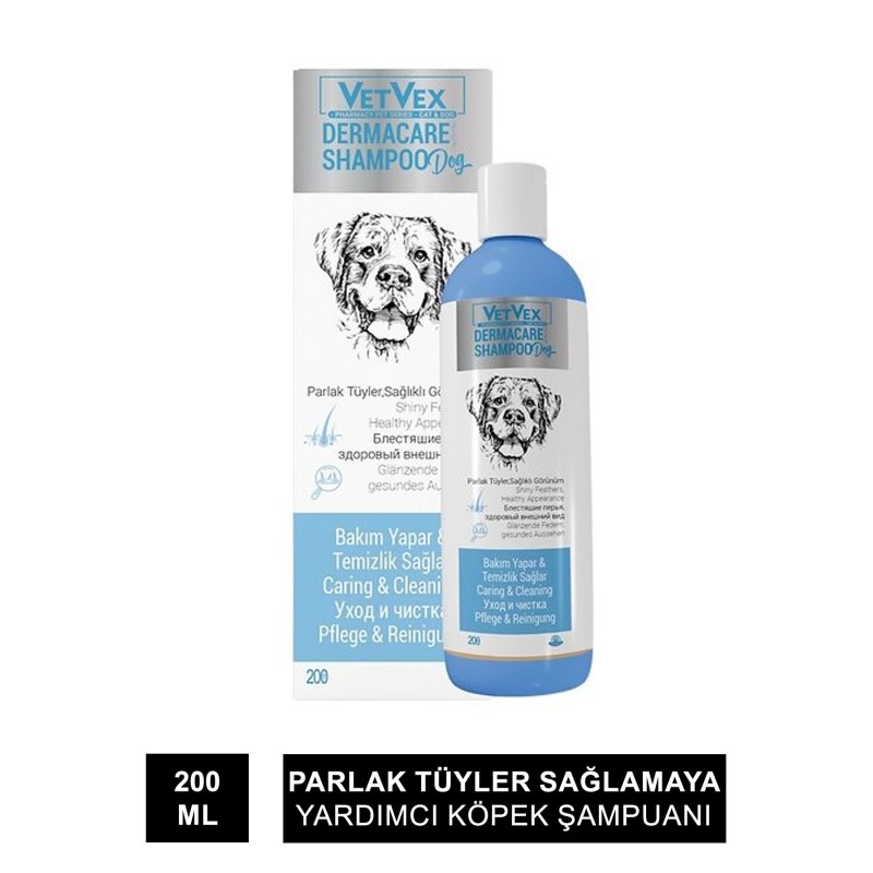 VetVex Dermacare Köpek Şampuanı 200 ml