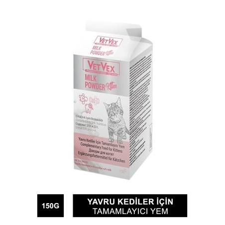 VetVex Milk Powder Yavru Kedi Süt Tozu 150 gr