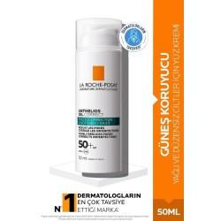 La Roche Posay Anthelios Oil Correct Spf 50+ Yağlı ve Düzensiz Ciltler için Yüz Güneş Kremi 50 ml
