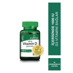 Outlet - Vitabiotics Ultra Vitamin D Gummies 50 Çiğnenebilir Kapsül