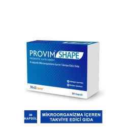 Outlet - Wellcare Provim Shape Takviye Edici Gıda 30 Kapsül