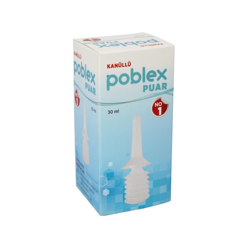 Poblex Kanüllü Puar No:1 30 ml