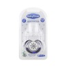 BabyTime Silikon Damaklı Koruyucu Kapaklı Siyah Emzik 6-18 ( BT153-2 )