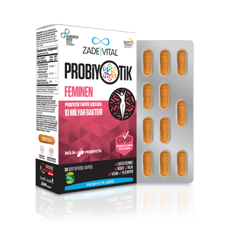 Zade Vital Probiyotik Feminen 30 Kapsül