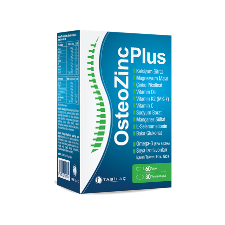 OsteoZinc Plus 60 Tablet + 30 Kapsül