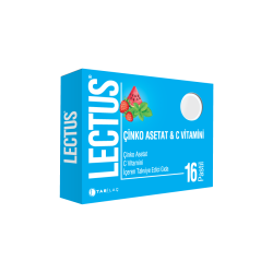 Lectus Çinko Asetat & C Vitamini 16 Pastil