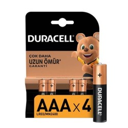 Duracell AAA 4'lü İnce Pil ( LR03/MN1500)