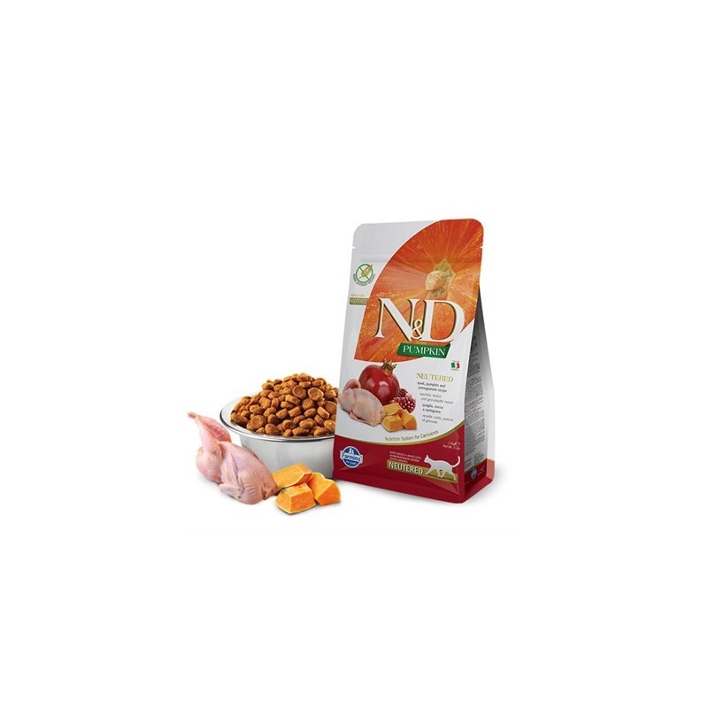 N&D Pumpkın Bıldırcın & Nar Neutered 5Kg