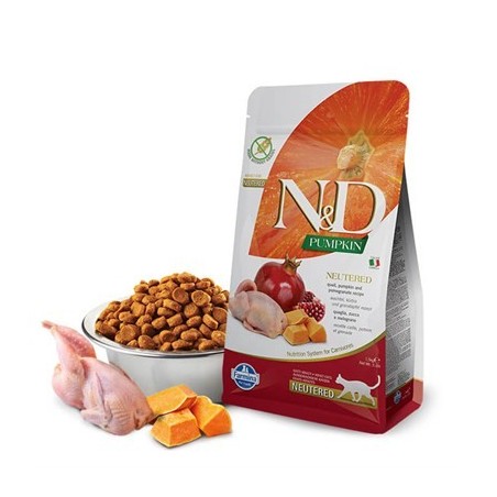 N&D Pumpkın Bıldırcın & Nar Neutered 5Kg