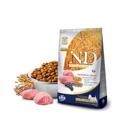 N&D Ancestral Graın Kuzu, K.Buğday,Yulaf&Y. Mersini Adult Mını 7 Kg