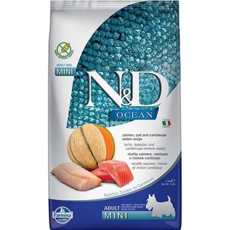 N&D Ocean Somon,Mor.&Kavun Adult Mini 2,5 Kg