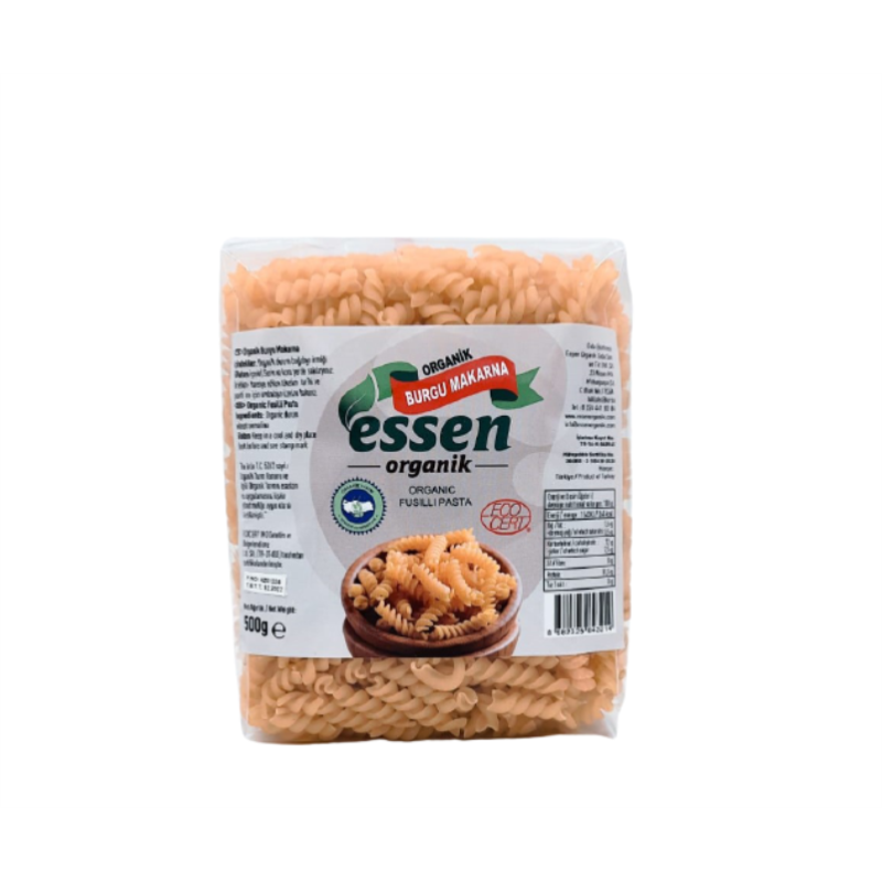 Organik Burgu Makarna 500 Gr