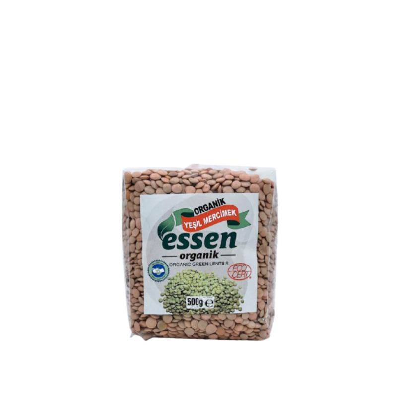 Organik Yeşil Mercimek 500 Gr