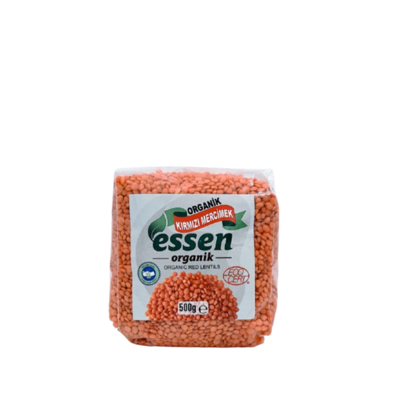 Organik Kirmizi Mercimek 500 Gr