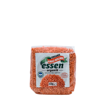 Organik Kirmizi Mercimek 500 Gr