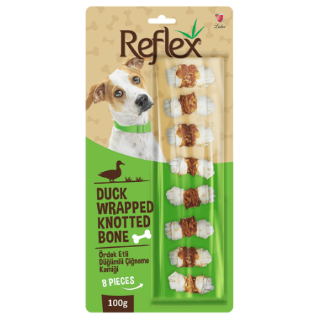 Reflex Ördek Etli Düğümlü Kemik 8li 100 gr
