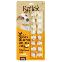 Reflex Tavuk Etli Düğümlü Kemik 8li 100 gr