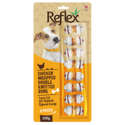 Reflex Tavuk Etli Çift Düğümlü Kemik 8li 100 gr