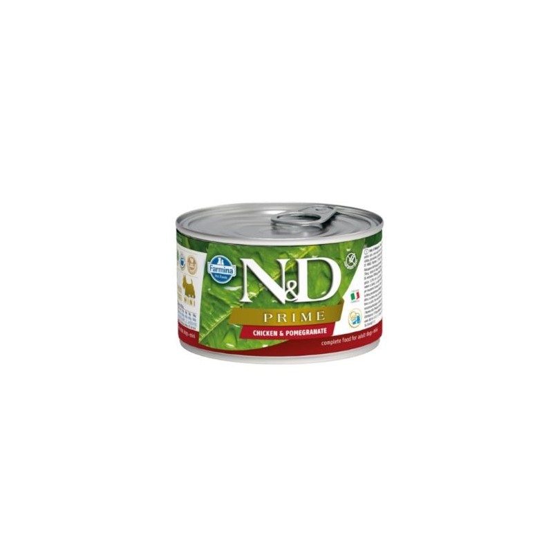 N&D Prıme Tavuk & Nar Mini Köpek Konserve 140 Gr