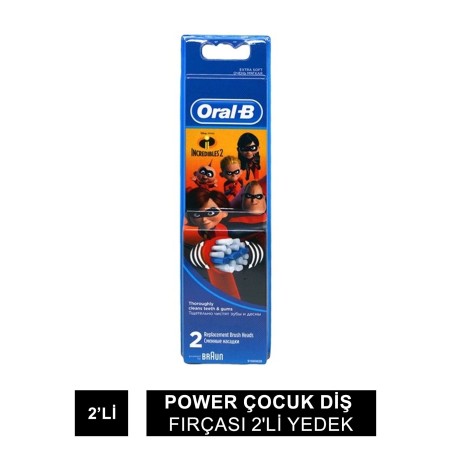 Oral-B Stages Power Çocuk Diş Fırçası 2'li Yedek Başlık