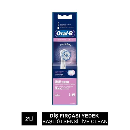 Oral-B Diş Fırçası Yedek Başlığı Sensitive Clean 2'li