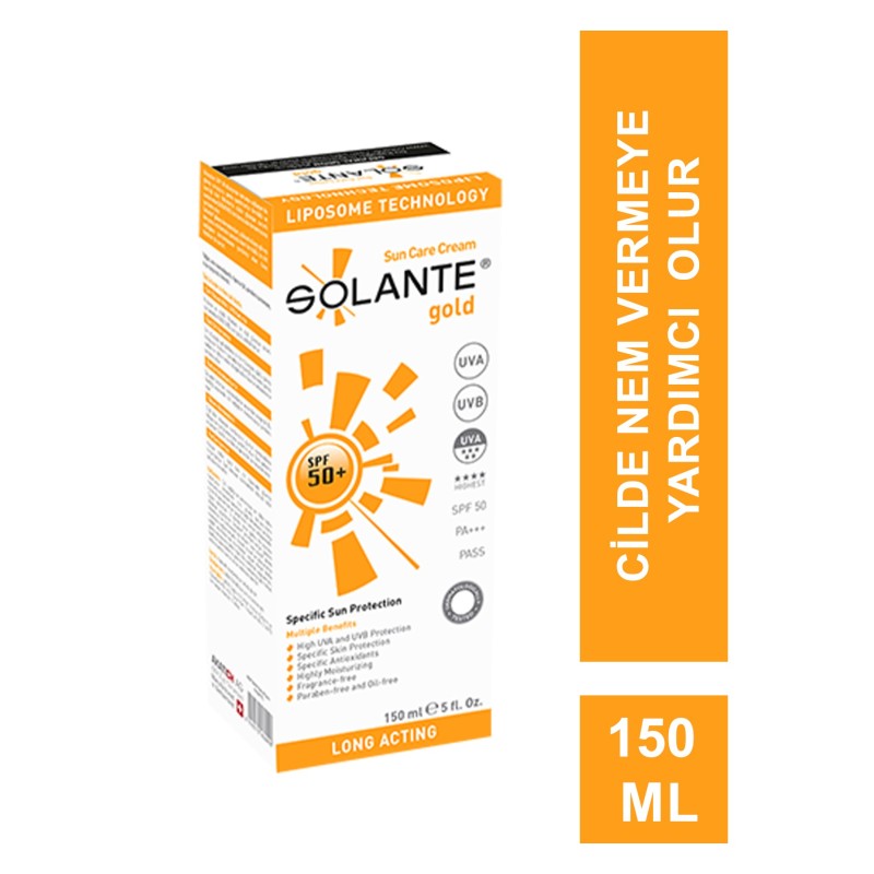 Solante Gold Güneş Kremi SPF50 + 150ml