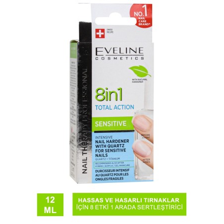 Eveline 8in1 Total Care ( Yoğun Tırnak Sertleştirici ) 12 ml