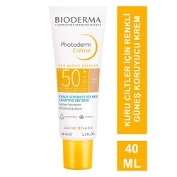 Bioderma Photoderm Creme Renkli Kuru Ciltler için Yüksek Korumalı SPF50+ Yüz Güneş Kremi 40 ml