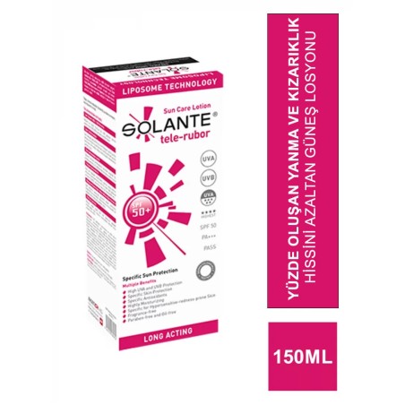 Solante Tele-Rubor Lotion Spf 50 150 ml - Güneş Koruyucu Losyon