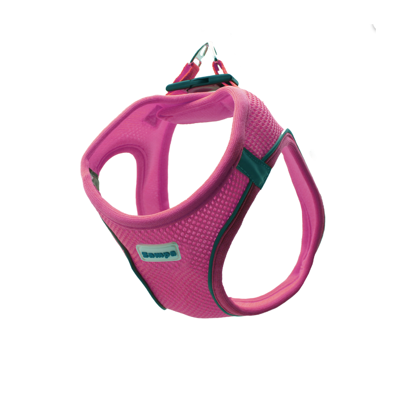 Zampa Air Mesh Kedi Köpek Göğüs Tasma 2XS Pembe