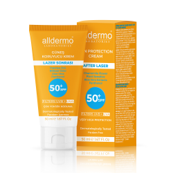 Alldermo Lazer Epilasyon Sonrası Güneş Koruyucu Krem SPF 50+ 50 ml