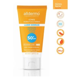 Alldermo Lazer Epilasyon Sonrası Güneş Koruyucu Krem SPF 50+ 50 ml