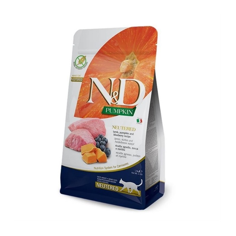 N&D Pumpkın Kuzu ve Yaban Mersini Neutered 5Kg