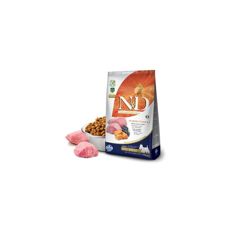 N&D Pumpkın, Kuzu & Yaban Mersini Adult Mını 7 Kg