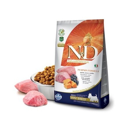 N&D Pumpkın, Kuzu & Yaban Mersini Adult Mını 7 Kg