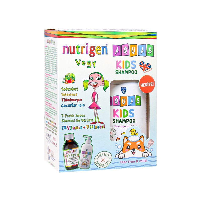 Nutrigen Vegy 200 ml ( Aquas Kids Şampuan Hediye ) Nutrigen Vegy 200 ml ( Aquas Kids Şampuan Hediye )