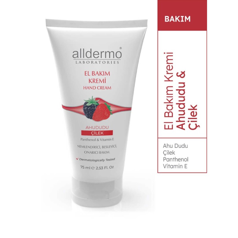 Alldermo El Bakım Kremi - Çilek - 75 ml