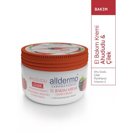 Alldermo El Bakım Kremi - Çilek - 250 ml