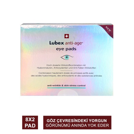 Lubex Anti Age Eye Pads 8 Poşet x 2 Pad