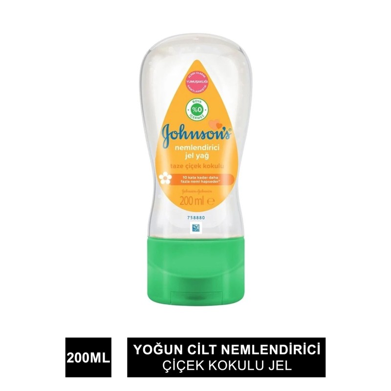 Johnsons Baby Nemlendirici Jel Yağ 200 ml