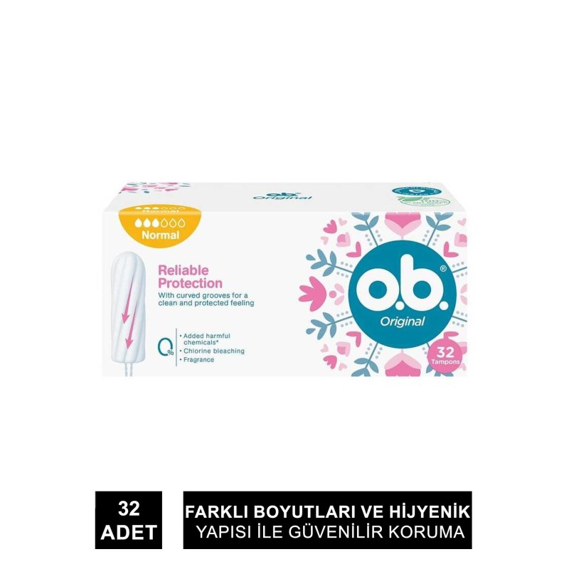 O.B. Pro Comfort Normal Tampon 32 Adet