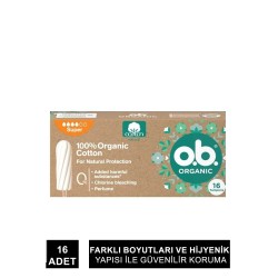 O.B Organic Süper Tampon 16 Adet