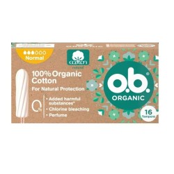 O.B Organic Normal Tampon 16 Adet