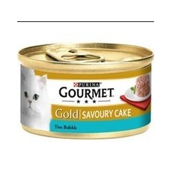 Gourmet Gold Savoury Cake Ton Balıklı Kedi Konservesi 85 Gr