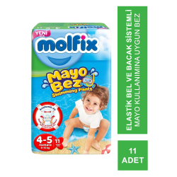 Molfix Mayo Bez Beden:4-5 (9-15Kg) 11 Adet
