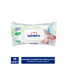 Bambino Islak Havlu 56 Adet